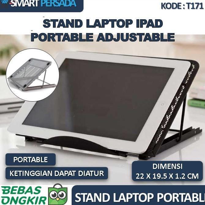 Stand Tablet Aluminium Holder Dudukan Ipad Desktop POS Meja Kasir 12"