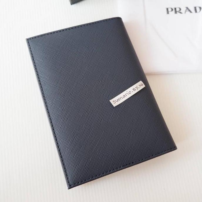 PASSPORT HOLDER PASSPOR COVER TEMPAT PASPOR KULIT ASLI PRADA