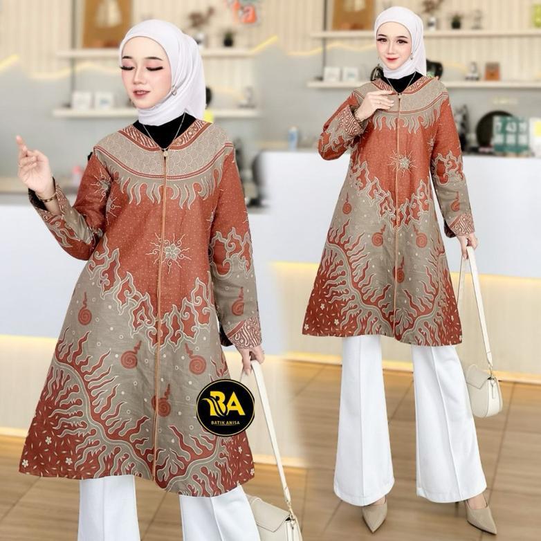 PROMO TERBARU TUNIK BATIK WANITA MODERN | ATASAN FASHION WANITA TUNIK BUSUI FRIENDLY PREMIUM | BAJU 