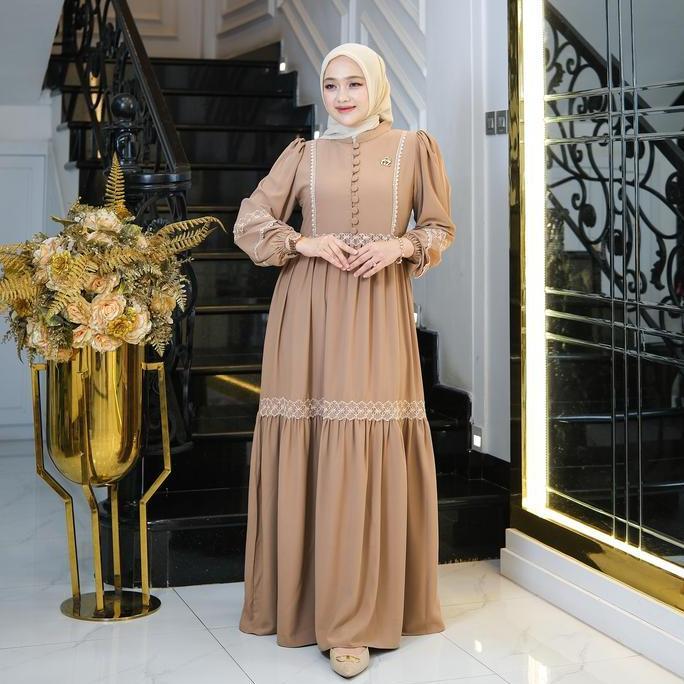 Gwenza - Leticia Dress Renda - Muslim Wanita