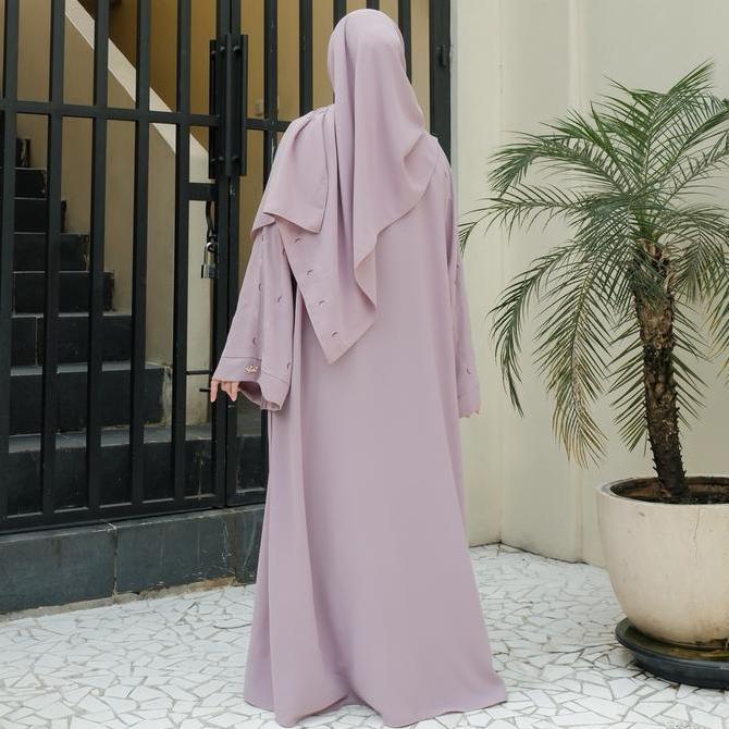 MOON abaya by all_busyra Material arabian sudah set Pasmina