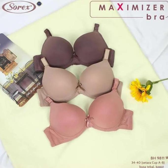 DB252 - Bh Sorex 9811 Push Up | Bra Busa Tebal Pakai Kawat Kait 2