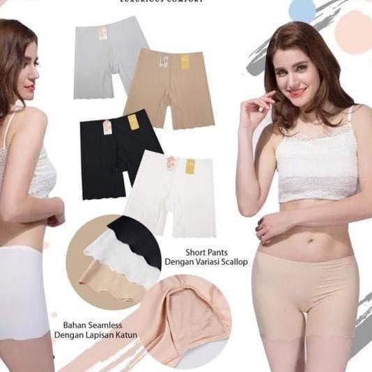 DE59 >> Celana Short Seamless Tally C 178 Short Pants Jumbo XXL. XXXL