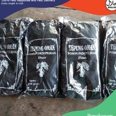 Promo Tepung Oman Pewarna Dawet Dan Cendol Hitam Netto 250Gr