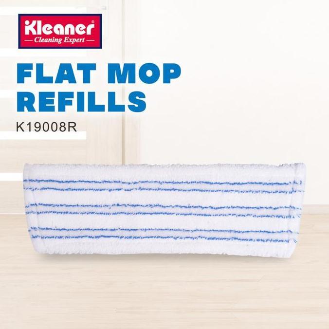 [COD] Kleaner Flat Mop Refiil / Alat Pel Flat Mop Refill Microfiber