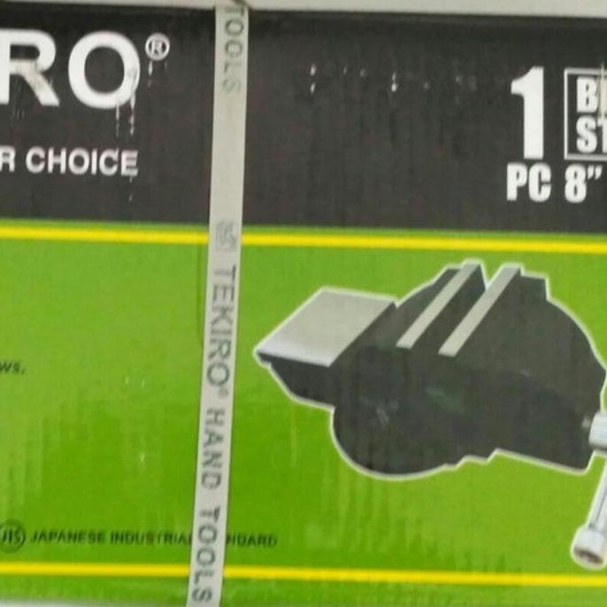 tekiro BV1254 bench vise 8" catok ragum meja bodi besi 8inch BV 1254