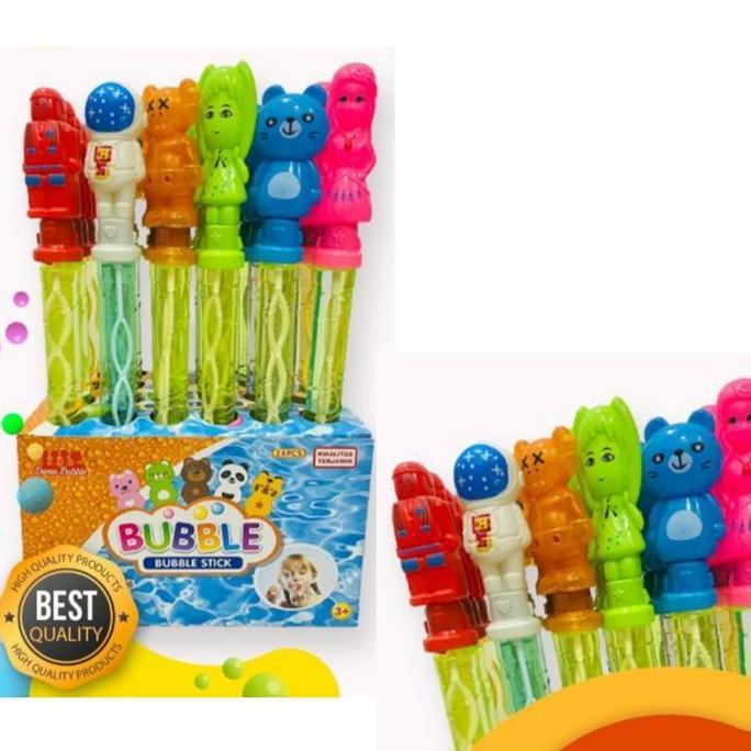 Mainan Bubble Balon Gelembung Busa Botol Stick