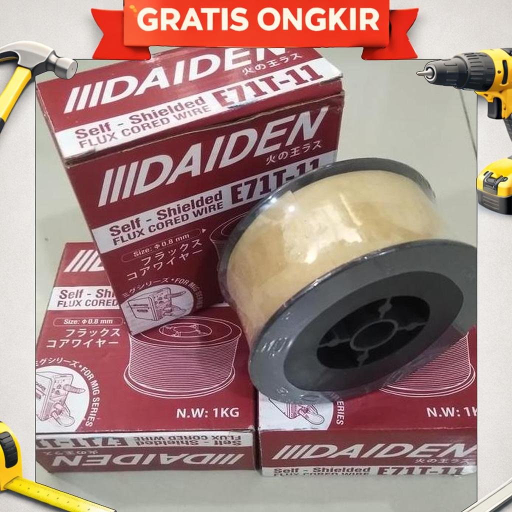 Kawat Las Co2 0.8Mm Atau Flux Cored Wire E71T-11 Daiden