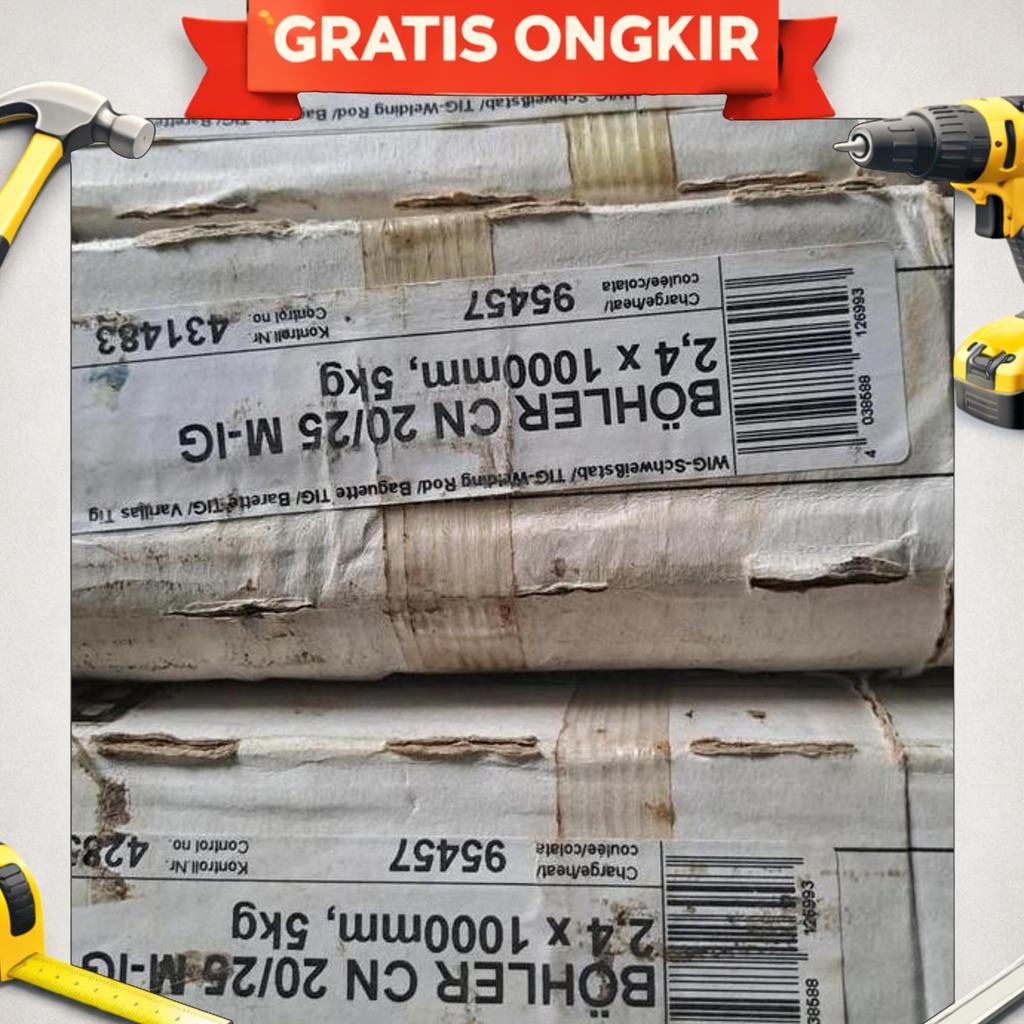 Kawat Las Argon Bohler 2.4Mm Kawat Nikel