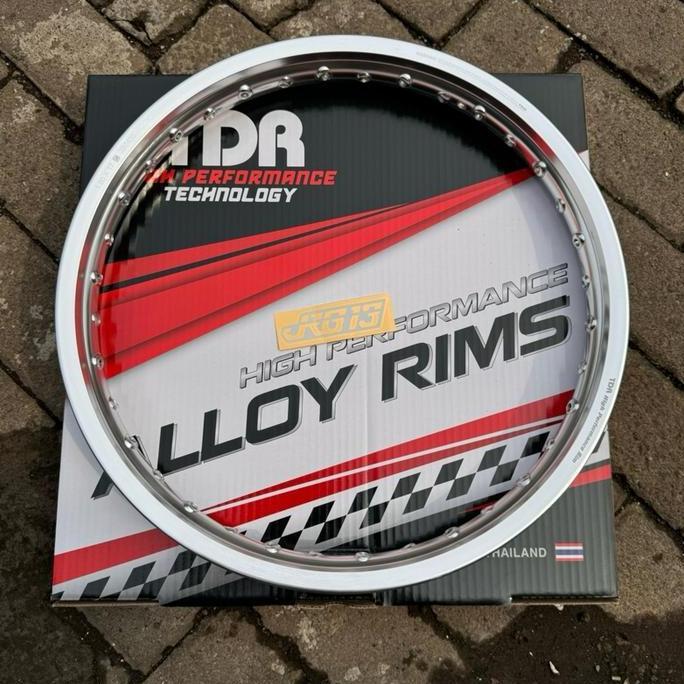 Tdr Velg Asli Hitam Gloss Silver Titanium Grey Model W Shape Kotak Ukuran 140/160/185 Ring 17 Untuk 