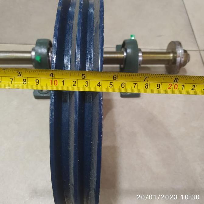 1 set paket gergaji serkel 28 in + pulley besi cor b2 12 in As p 50 cm