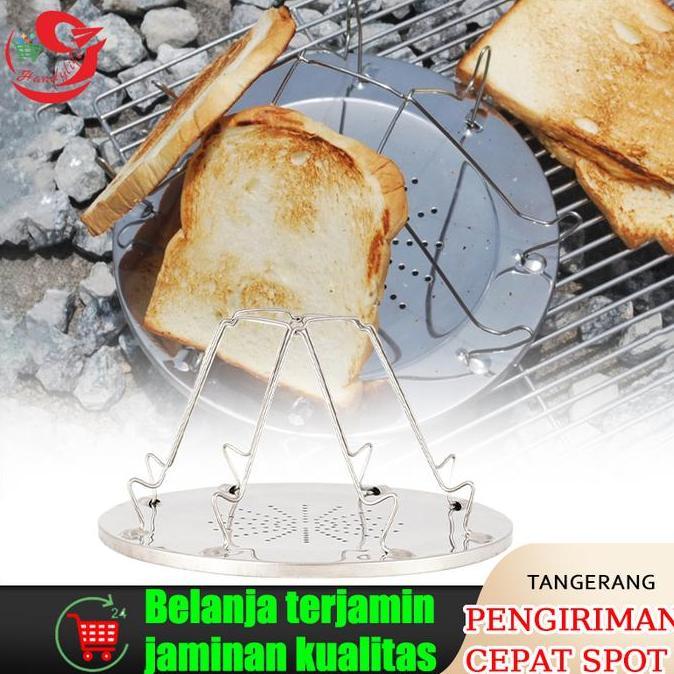 MVO Lipat Kompor Liar Kompor Mesin Roti Panggang Disk Panggangan Luar Ruangan Bakers Wilderness 304 