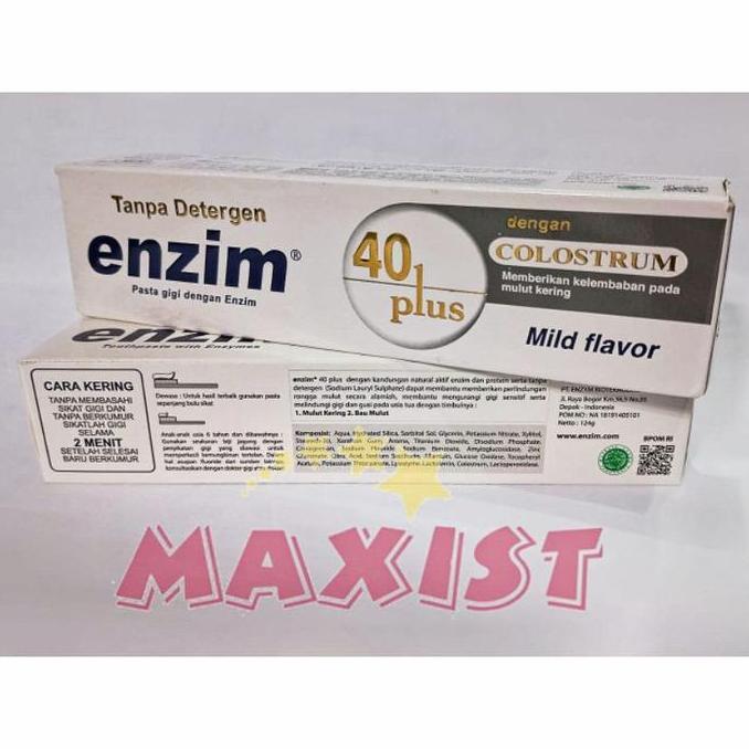 Willll- Enzim 40 Plus 124Gr Mild Flavor / Enzim 40 Plus 160Gr Pasta Gigi Enzim 40 Plus