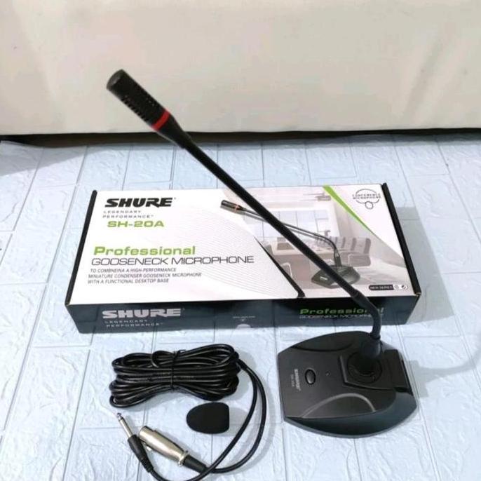 Singover- Mic Podium Shure Sh 20A Microphone Meja