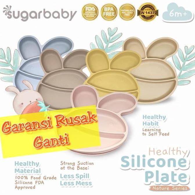 Sugarbaby Healthy Silicone Bowl (Nature Series) Tempat Makan Bayi Anak Piring Makan Bayi Perlengkapa