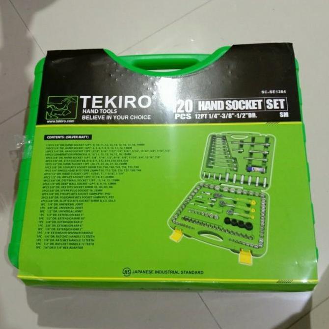 Onair- Kunci Sok Set 120 Pcs Tekiro Hand Socket Set Tekiro 120Pcs