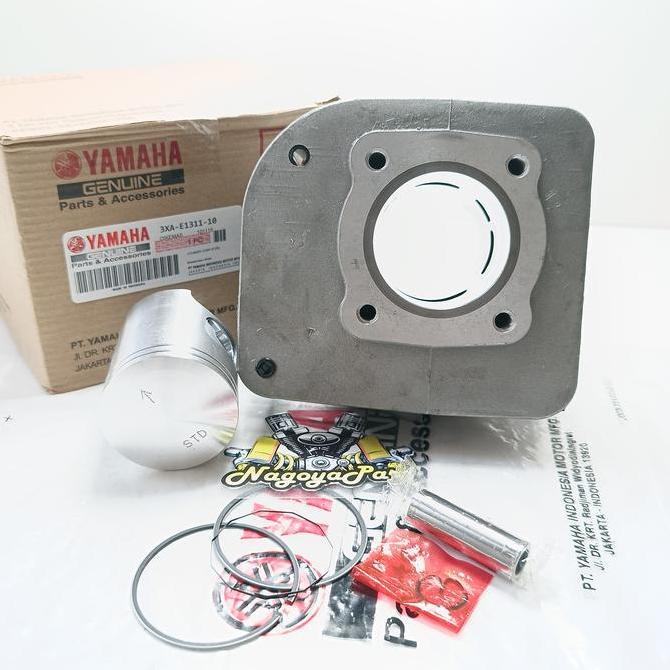 BLOK SEHER FIZR FORCE 3XA  / BLOK CYLINDER FIZR SET KOMPLIT RING PISTON KIT ORIGINAL DAN TERPERCAYA