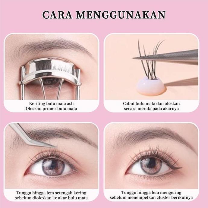 Bytwll- Virago Bulu Mata Eyelashes Natural / Bulu Mata Palsu Eyelash Extension/Bulu Mata 3D Viral / 