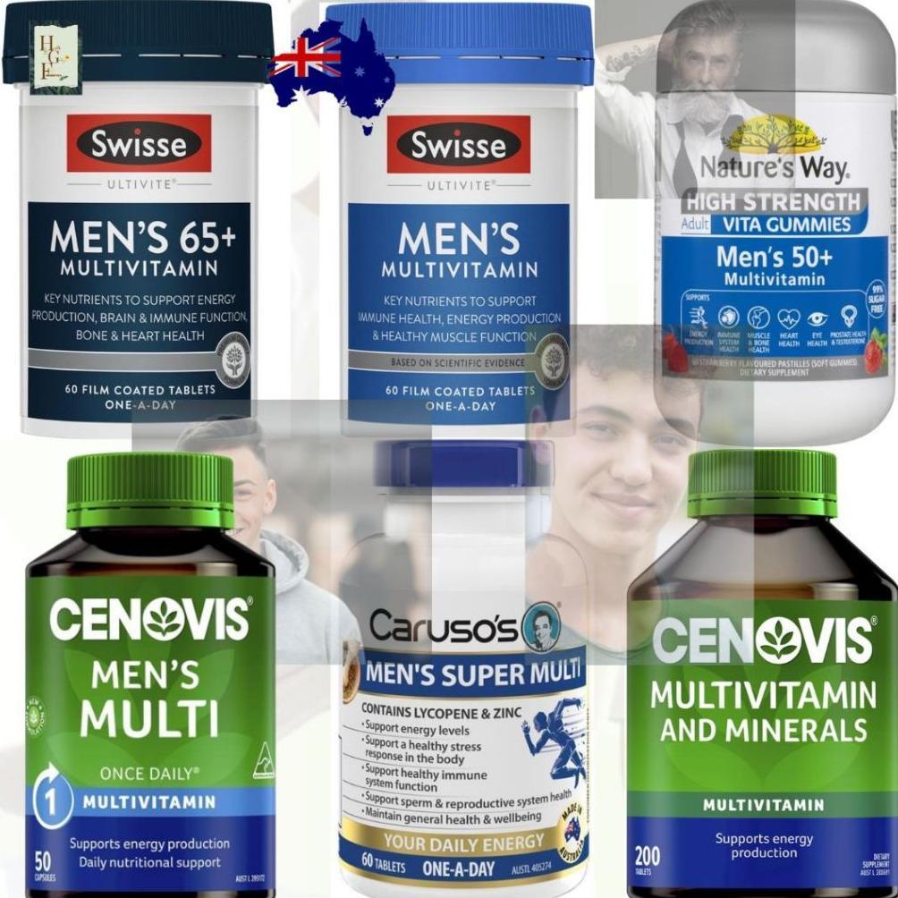 Swisse Mens Multivitamin 65+ 60 Tablets