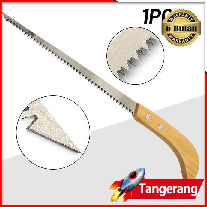 RETEKNO Gergaji Kayu Mini Handle Kayu / Gergaji Bonsai Kecil