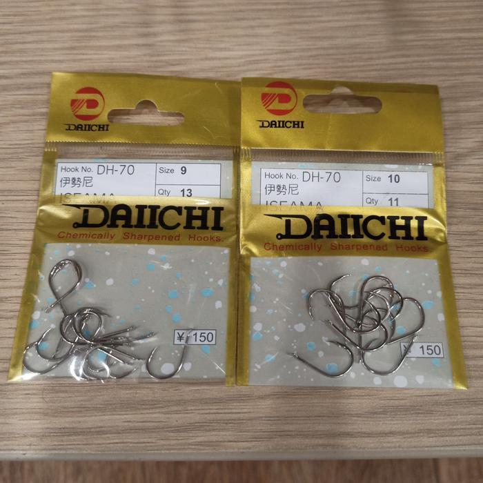 (Ready) Kail Pancing Daiichi Dh-70 Iseama Hook Tanpa Lubang Bestseller