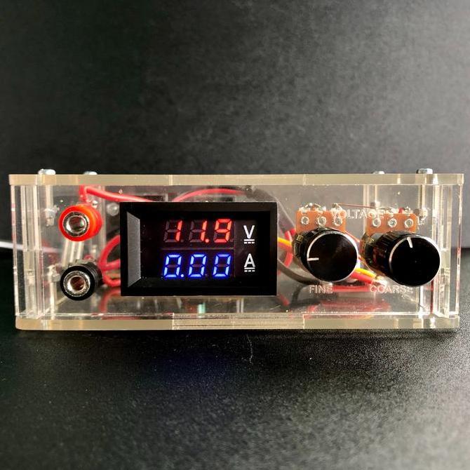 ADJUSTABLE DC POWER SUPPLY DC 2A DENGAN VOLT DAN AMPERE METER ORIGINAL DAN TERPERCAYA