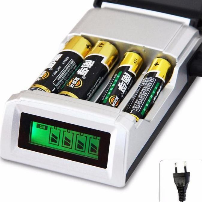 Charger Baterai Digital AA AAA Taffware Fast Charging Smart Y4118 terlaris