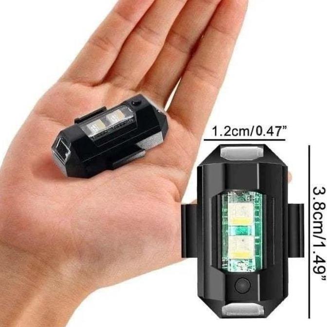 SPEEDVO Lampu Strobo Motor lampu stop rem kedip lampu rem belakang variasi lampu mata gerak motor la