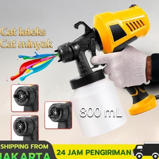 RETEKNO Electric Spary Alat Semprot Listrik Cat Alat Model baru yang ditingkatkan Semprot Cat listri