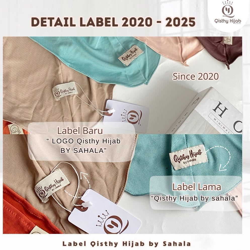 QISTHY HIJAB - AMANDA SIZE L Hijab Instan Daily NONPED Premium Qisthy Hijab by Sahala Buruan