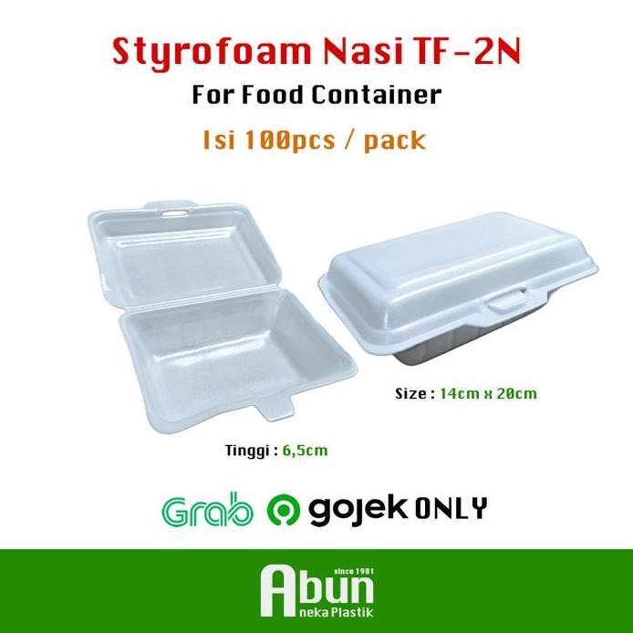 Styrofoam Bubur / Nasi TF2 Isi 100pcs