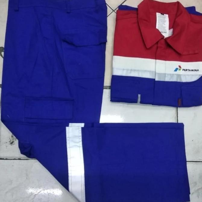 HARGA DISC - Coveroll Wearpack Nomex Pertamina SETELAN