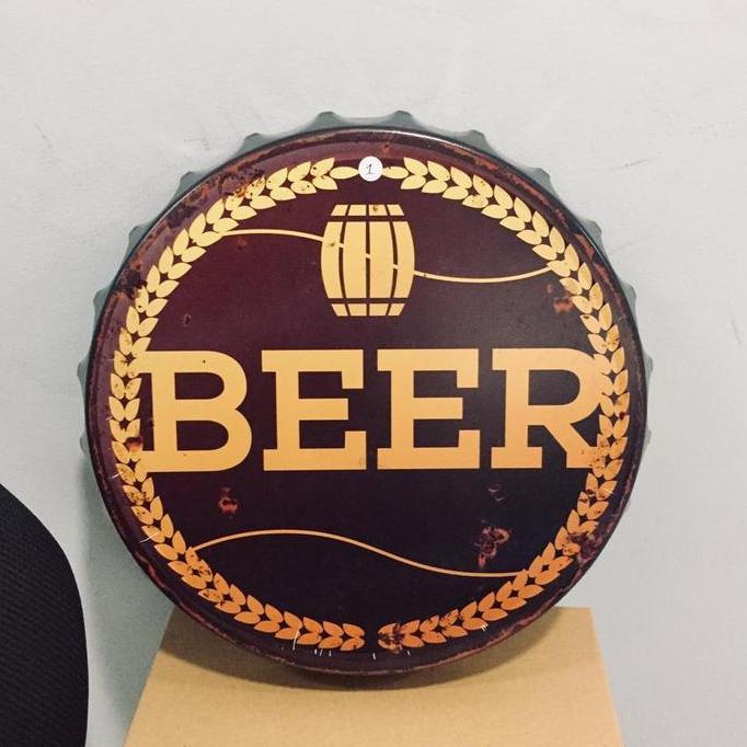 Pajangan Kaleng Tutup Botol Beer 0435