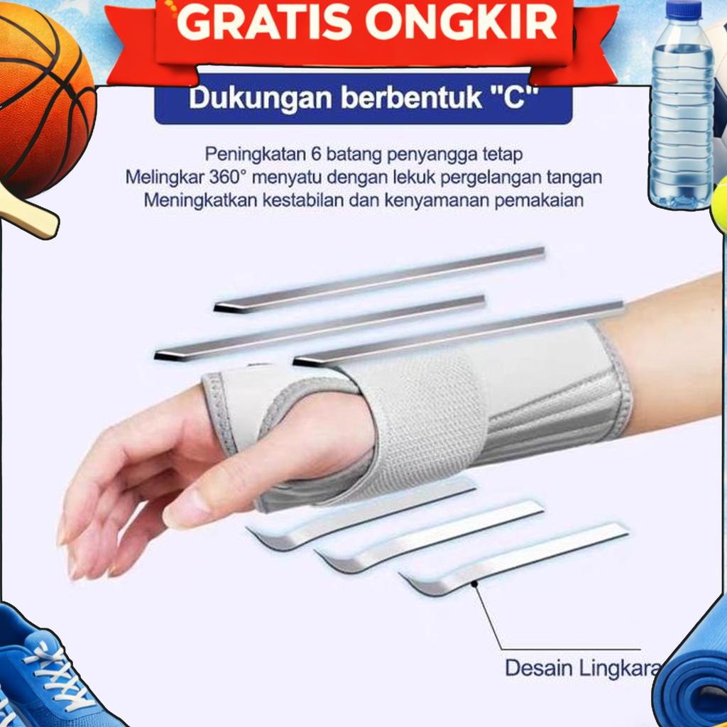 Brace Magnetik Untuk Tangan - Penyangga Pergelangan & Telapak Tangan, Alat Rehabilitasi Ortopedi
