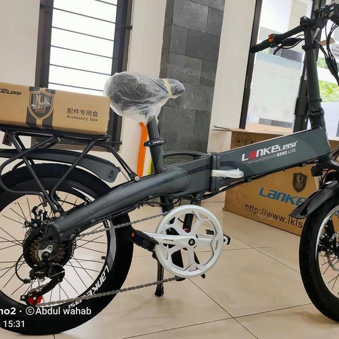 Terlaris Lankeleisi G660 Lite Version, Sepeda Listrik Lipat Elektric New