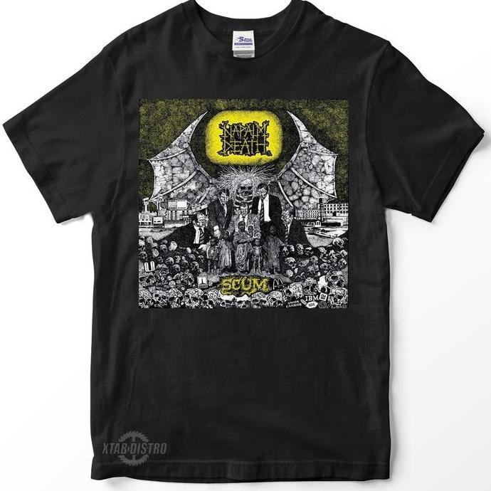 kaos NAPALM DEATH Scum kaos band napalm death grindcore trash grind