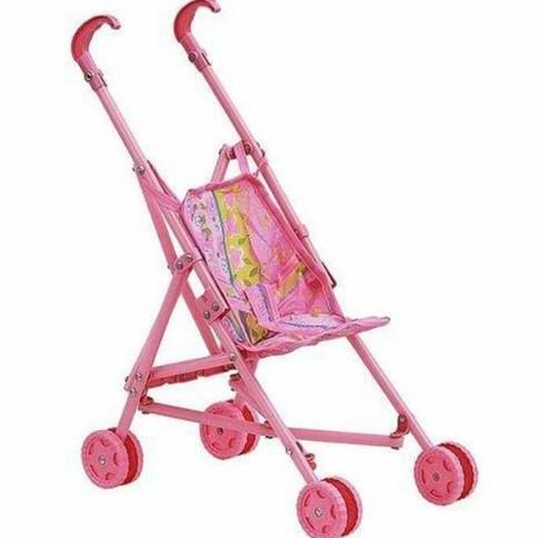 Ssadewaportugal - Mainan Anak Dorongan Bayi Boneka Stroller Mainan Dorongan Bayi