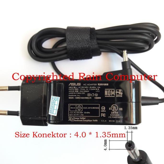 DR288 >> Adaptor Charger Laptop ORIGINAL ASUS X201E X202E