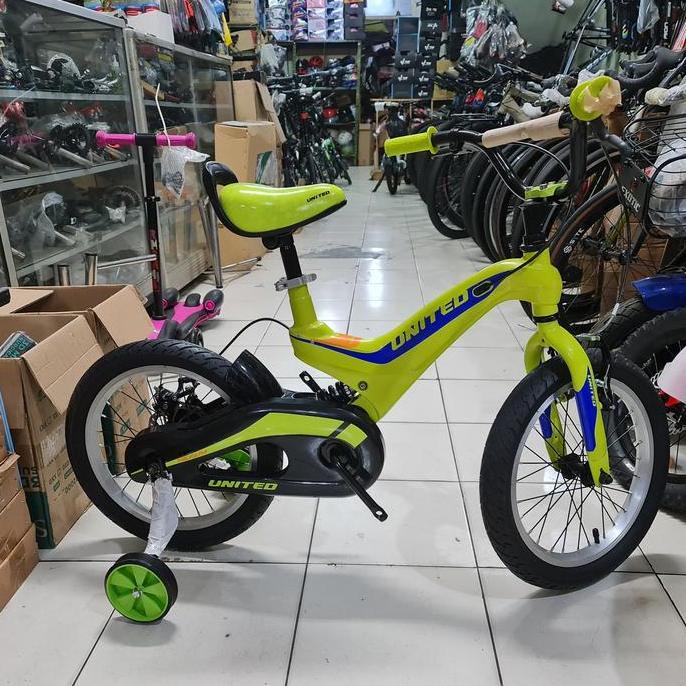Sepeda Anak United Nexi Per Suspension Alloy Magnesium 16 inch Disc