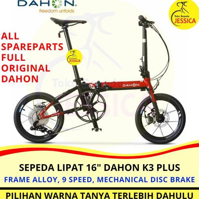 Terlaris Sepeda Lipat 16 Dahon K3 Plus