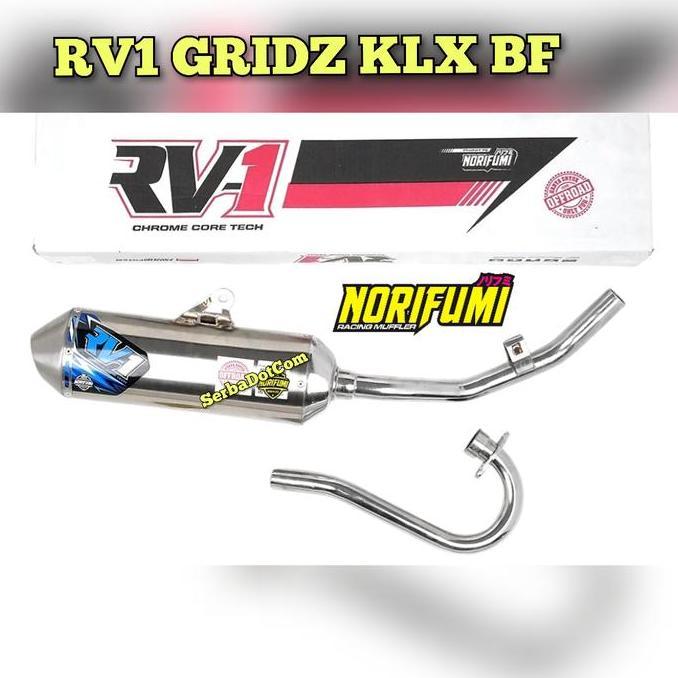 Promo KNALPOT NORIFUMI RV1 GRIDZ N4 KLX 150 KLX50 CRF 150 CRF150 ORIGINAL SILINCER TABUNG LAMA KECIL