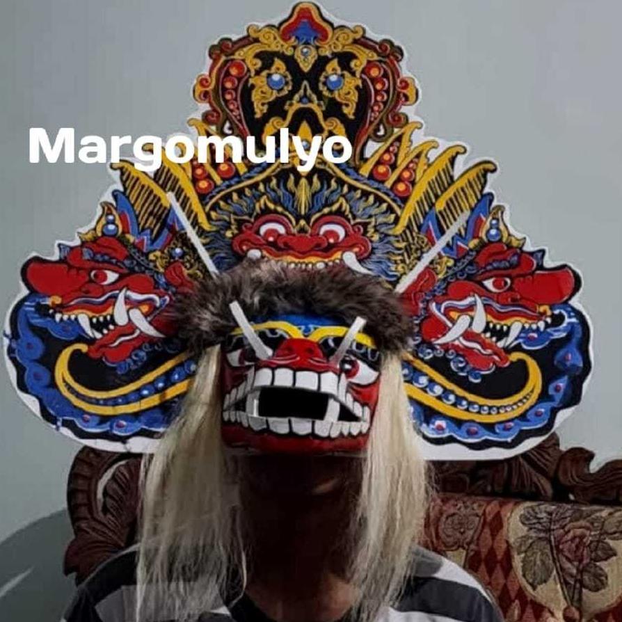 Siap Dikirim Barongan Devil Anak ,Topeng Barongan Full Spons Mainan Anak-Anak Aman Untuk Bermain
