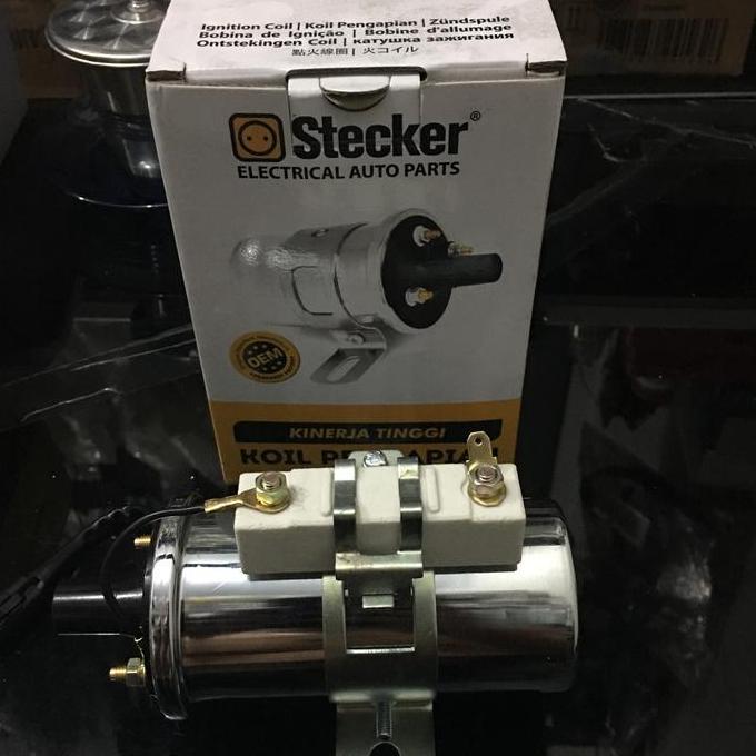 Coil pengapian. Model botol resistor luar Kijang carbu.carry stecker