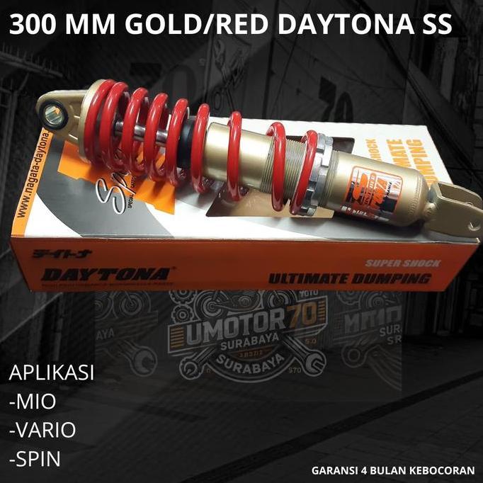 Promo Shockbreaker Daytona SS 300 mm ( Mio / Beat ) Diskon