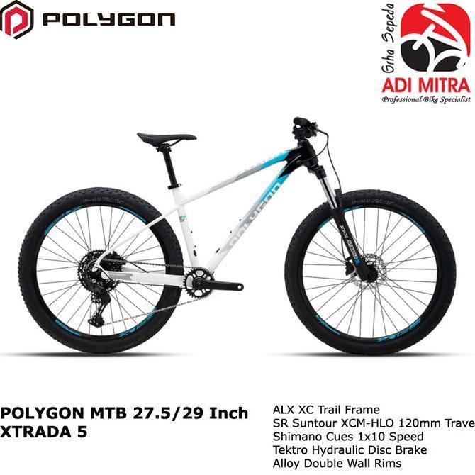 Terlaris Polygon Xtrada 5 [27.5 / 29 Inch] Sepeda Mtb 1X10 Speed