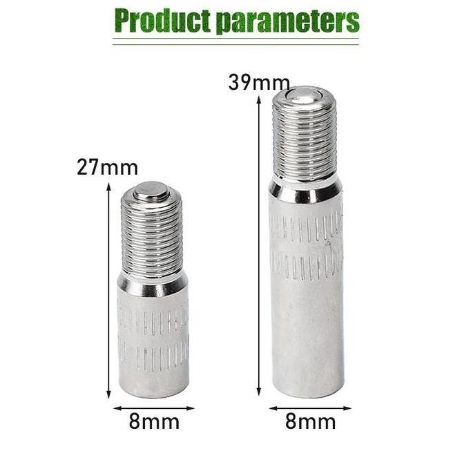 MONOLOZ Adaptor Pentil Sepeda Presta to Schrader - Converter Aluminium Anti Bocor untuk Ban MTB/Fixi
