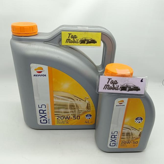 XERANA Oli Mesin Repsol GXR5 GXR 5 SAE 20W-50 API SL / CF