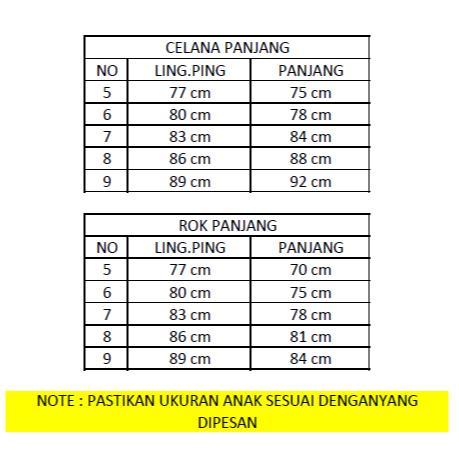 ROK PANJANG SERAGAM MUSLIM SD MERAH PUTIH - SERAGAM MURAH BISA COD Obral ramdahan