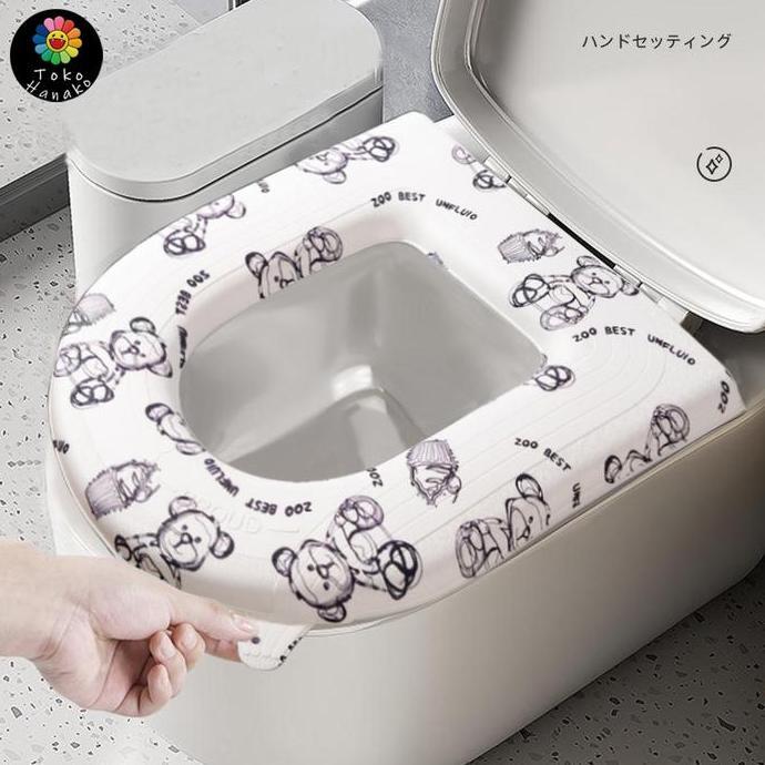 VINTOP Alas Duduk Toilet Alas Duduk Toilet Duduk Alas Duduk Toilet Plastik Alas Kloset Duduk Alas To