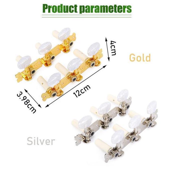 SHIRENLY Gitar listrik Sejajar Dryer grover gitar elektrik sejajar Tuning peg machine sejajar / Spar